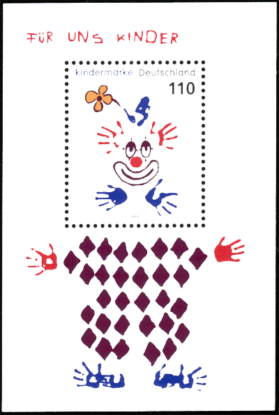 Für Uns Kinder - Briefmarkenclown